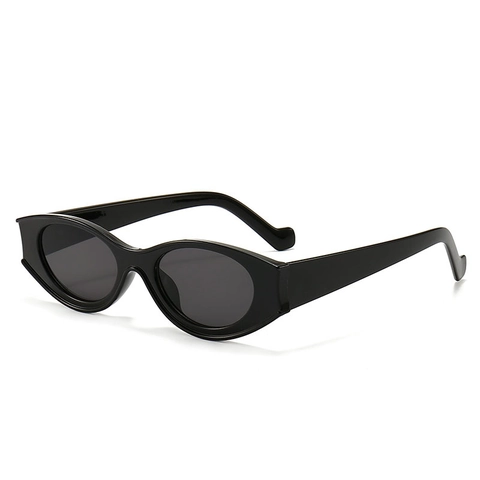 Retro Oval Sunglasses UV400 Protection Vintage Cat Eye PC Frame AC Lens Fashion Outdoor Eyewear For Women Men