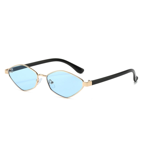 Occhiali Da Sole Geometrici Irregolari Vintage Montatura In Metallo Protezione UV400 Occhiali Alla Moda Per Uomini Donne