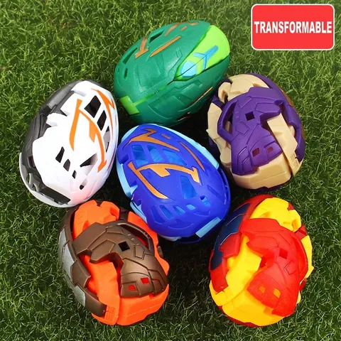 Giocattolo Uovo Di Dinosauro Trasformabile Robot Di Deformazione In Plastica Action Figure Per Bambini Regalo Educativo