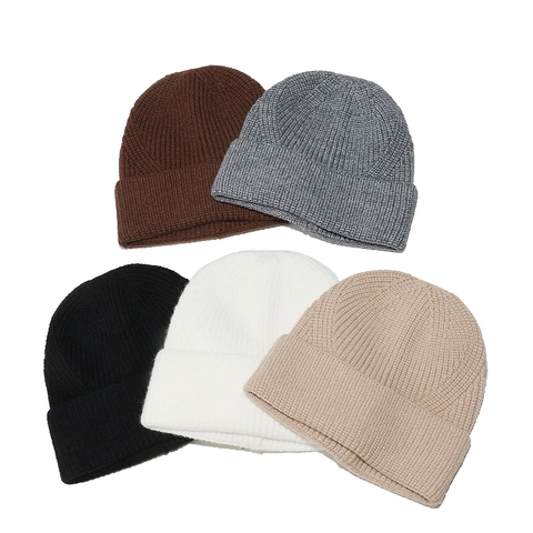Berretto In Maglia Acrilica Invernale Caldo Con Risvolto Morbido A Righe Unisex Accessorio Per Il Freddo