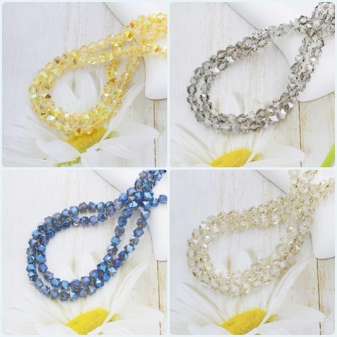Gefacetteerde Glazen Kralen Gegalvaniseerde Kristallen Tussenkralen Voor DIY Sieraden Maken Armband Ketting Geometrische Knutselen