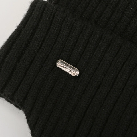 Winter Earflap Beanie Hat Ribbed Knitted Acrylic Warm Windproof Outdoor Cycling Ski Cap For Men And Women Solid Color