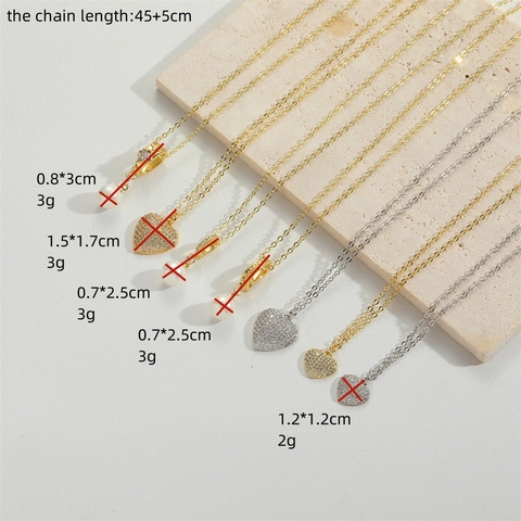 Vintage Romantische Herz Anhänger Halskette Kupfer Mit Zirkon Und Künstliche Perle Elegante Schlüsselbein Kette Schmuck Für Damen