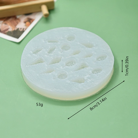 Ijsje Waterijsje Siliconen Vorm Rond Multi Gat Fondant Chocolade Bakvorm Voor Taart Decoratie DIY Hars Ambacht