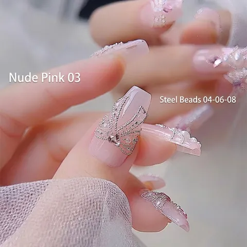 Mini Micro Metalen Kaviaar Stalen Kralen Nagelkunst DIY Manicure Decoraties Titanium Staal Ronde Ballen Professionele Accessoire