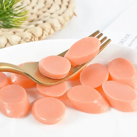 Simulation Ham Slice Model Realistic Artificial Sausage PVC Plastic Miniature Food For Kitchen Pretend Play Decor