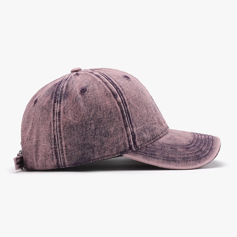 Washed Cotton Baseball Cap Breathable Sun Protection Outdoor Sports Retro Distressed Vintage Style Adjustable Unisex