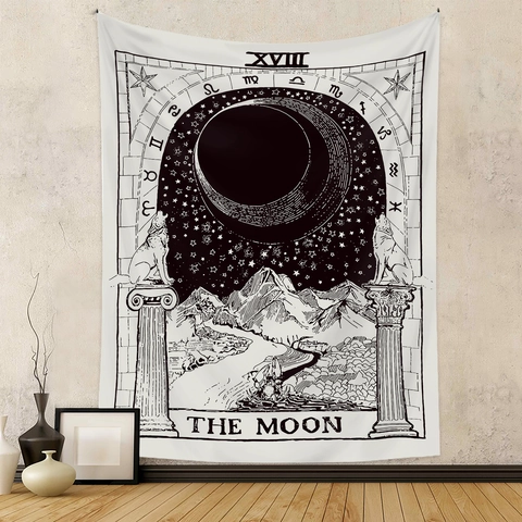 Mountain Landscape Wall Tapestry Polyester Sunset Snow Mountain Print Artistic Bohemian Bedroom Decor Backdrop Hanging