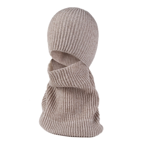 Pasamontañas De Punto De Invierno Unisex Acrílico Acanalado A Prueba De Viento Cálida Máscara De Esquí Para Ciclismo Esquí Deportes Al Aire Libre Estilo Casual Adulto
