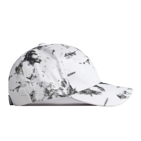 Tie Dye Cotton Baseball Cap High Ponytail Hole Breathable Sun Protection Adjustable Retro Fashion Hat For Women