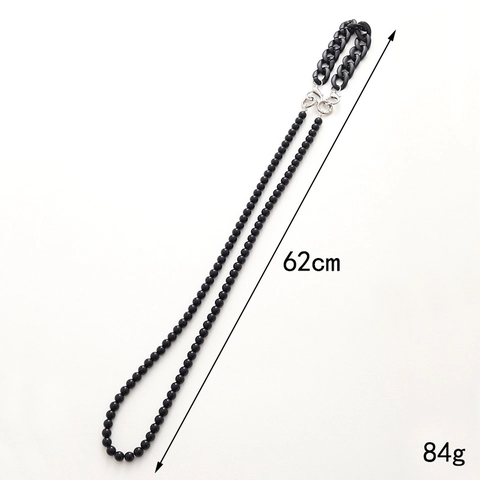 Acryl Kralen Ketting Crossbody Telefoon Lanyard Afneembare Tas Riem Faux Kunstparel Decoratieve Hanger DIY