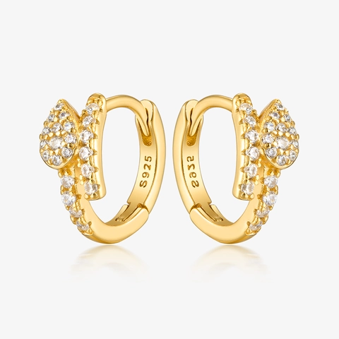925 Sterling Silver Snake Hoop Earrings Micro Pave Zirconia Fashion Huggies Trendy Niche Jewelry For Women