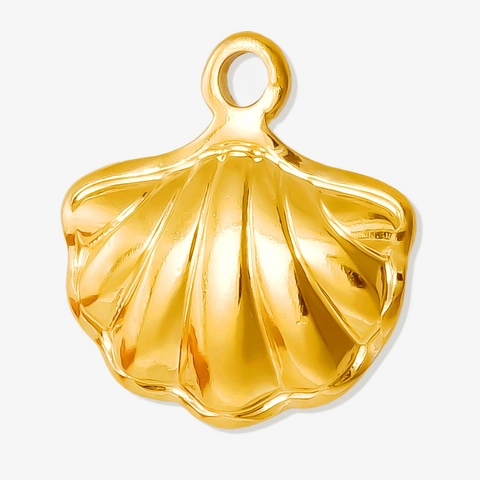 Muschel Anhänger 304 Edelstahl Ozean Stil DIY Schmuckherstellung Befunde Vakuum Beschichtung Mode Charm Zubehör