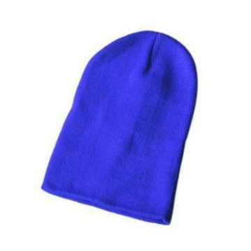 Hip Hop Letter Patch Knit Beanie Hat Unisex Winter Outdoor Warm Windproof Acrylic Cuffed Turn-up Skull Cap Brimless Everyday Headwear
