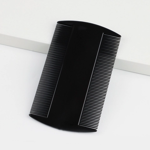 Double Sided Pet Flea Comb Plastic Fine Tooth Nit Removal Grooming Tool For Dogs And Cats Daily Hair Cleaning Supplies