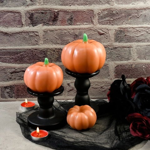 Stampo In Silicone A Zucca Per Creazione Candele DIY Halloween Strumento Artigianale Flessibile