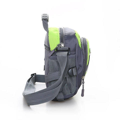 Borsa A Tracolla In Nylon Impermeabile Multi-Tasca Borsa Da Spalla Per Escursionismo Con Tasca Laterale Per Bottiglia