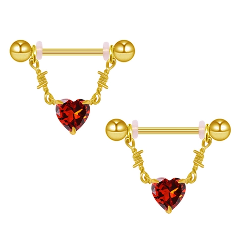 Stainless Steel Zirconia Nipple Rings Set Heart Butterfly Star Flower Sexy Body Piercing Jewelry 14G Barbell Nipple Studs For Women Jewelry Gift