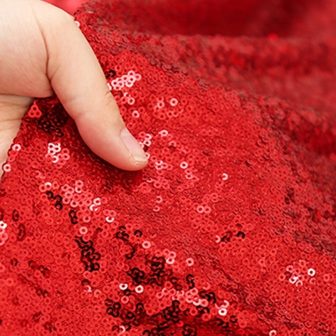 Christmas Table Runner Chair Cover Sequin Fabric Faux Fur Trim Party Wedding Home Decor Nordic Style