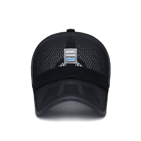 Berretto da Baseball Traspirante in Rete Estivo Parasole Per Uomo Donna Regolabile Outdoor Sport Running Trucker Hat