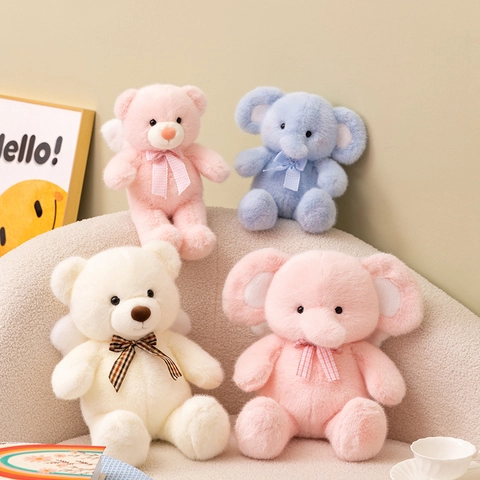 Plüschtier Engel Bär Elefant Stofftier Weicher Teddybär Mit Flügeln Fliege Süße Heimdekoration Puppe Für Kinder Geschenk