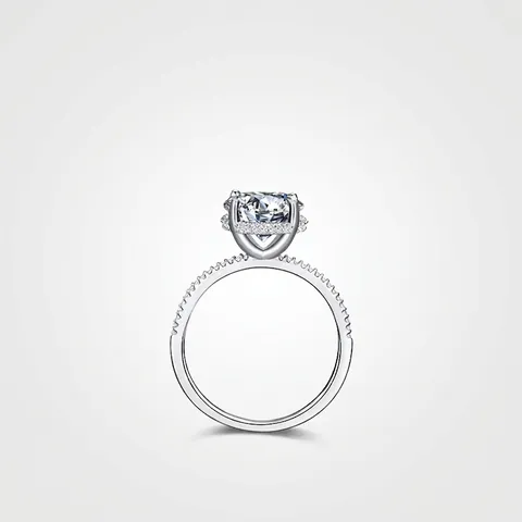 925 Sterling Silber Ring Zirkonia Klassisch Elegant Heiratsantrag Hochzeit Verlobung Schmuck Für Damen