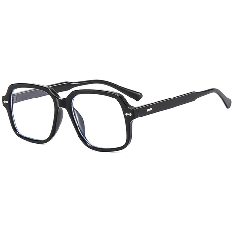 Occhiali Da Riposo Anti Luce Blu Quadrati Oversize Retro Montatura PC Ottici Per Uomini Donne