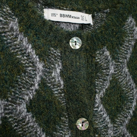 Dames Vintage Argyle Gebreide Sweater Vest Cardigan Met Knopen Ronde Hals Mouwloos Retro