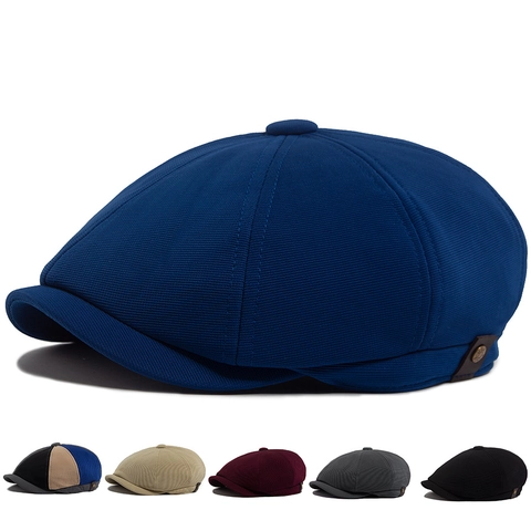 Cappello Newsboy Vintage Cappello Ottagonale Poliestere Stile Britannico Casual Traspirante Cappello Da Sole Uomo Donna