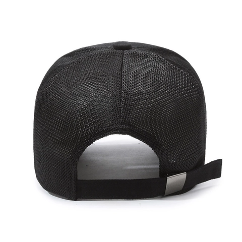 Mesh Trucker Hat Breathable Cotton Polyester Baseball Cap Adjustable Sunshade Outdoor Sports Summer Casual For Men Women