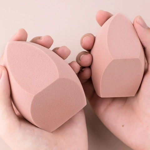 Spugna Trucco Gigante Super Morbida Poliuretano Idrofilo Beauty Blender Grande Piumino Cosmetico Uso Secco E Umido