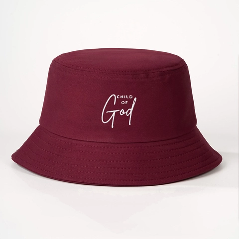 Cappello Alla Pescatora Cotone Twill Ricamo Lettere Tesa Larga Protezione Solare Outdoor Casual Unisex Moda