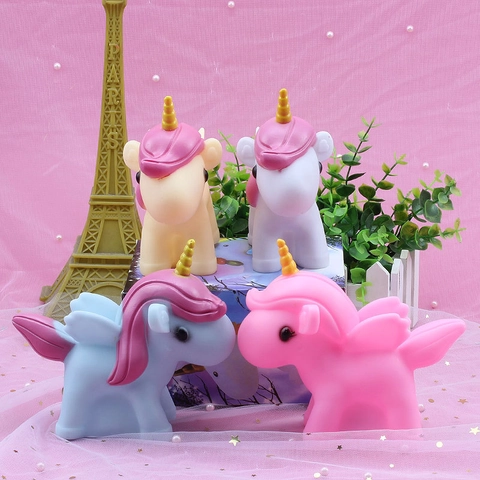 Cartoon Animal LED Night Light Vinyl Battery Operated Soft Glow Bedside Lamp For Kids Room Bedroom Decor Birthday Gift