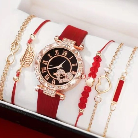 Pulseras De Aleación Para Mujer Con Estrás Corazón Hoja Símbolos De Infinito Joyería De Moda Elegante Ajustable