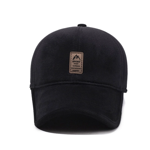 Gorra De Béisbol De Invierno Para Hombre Protección Para Los Oídos Resistente Al Viento Cálida Forro Polar