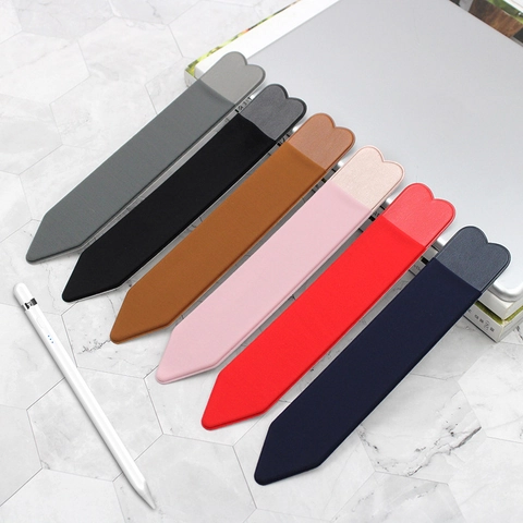 Minimalistisch Lycra Stoff Selbstklebender Stifthalter Für Tablet Stylus Pen Süß Herzform Elastisch Aufbewahrung Tasche Hülle