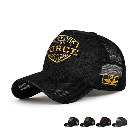 Gorra De Béisbol Con Bordado New York 1985 Malla Transpirable Gorra Trucker Snapback Ajustable Protección Solar Verano Hombres Mujeres