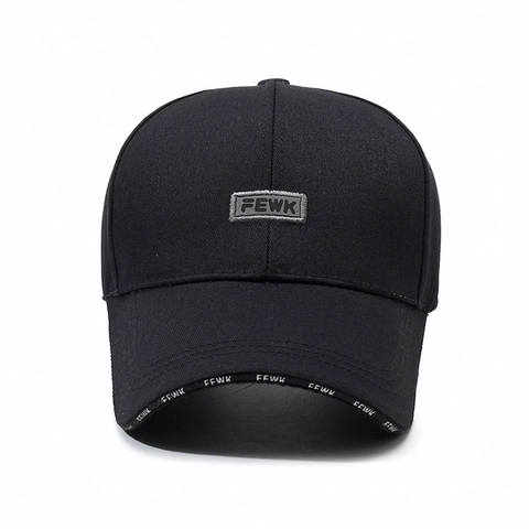Letter Embroidery Patch Baseball Cap Polyester Fashion Curved Brim Adjustable Sun Protection Sport Hat Unisex Casual