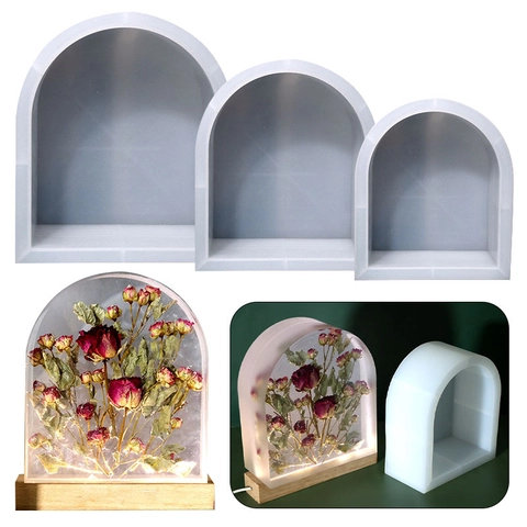Arched Silicone Resin Mold Archway DIY Epoxy Casting For Desktop Ornament Bookend Home Decor Crafts
