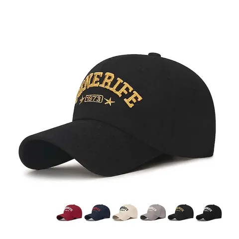 Cappello Da Baseball In Cotone Tenerife 1973 Ricamato Retro Regolabile Protezione Solare Vintage Casual Per Uomo Donna