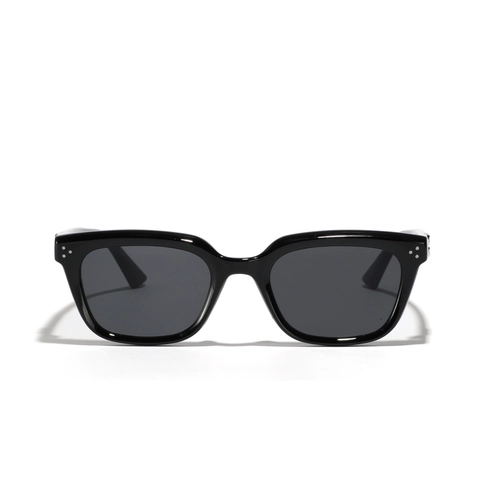 Retro Square Sunglasses Vintage Cat Eye UV Protection PC Frame AC Lens Trendy Rivet Detail Eyewear For Women Men