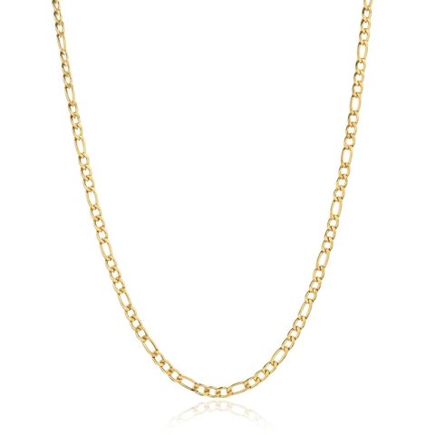 Minimalist 304 Stainless Steel Necklace Chain For Women Gold Vacuum Plated Figaro Curb Box Rope Link Jewelry