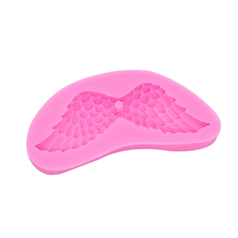 Moule En Silicone Ailes D'ange Texture Plume DIY Artisanat Pour Décoration De Gâteau Fondant Résine Chocolat