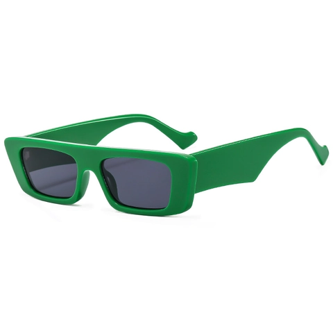 Mode Retro Quadratische Sonnenbrille Für Damen Herren Kleiner Rahmen PC UV400 Schutz Breite Bügel Vintage Trendig