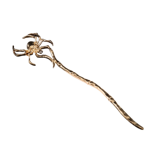 Spider Hair Stick Gothic Skull Metal Hairpin Retro Irregular Branch Style Dark Aesthetic Hair Accessories For Women
