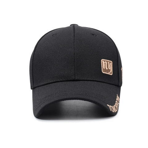 Embroidery Letter Baseball Cap Polyester Adjustable Sun Protection Outdoor Fashionable Casual Hat For Men Women