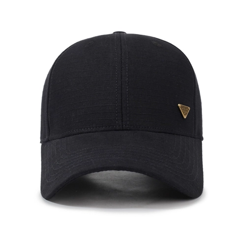 Cappello Da Baseball Uomo Cotone Ripstop Traspirante Protezione Solare Cappello Outdoor Badge Triangolo Metallo Regolabile