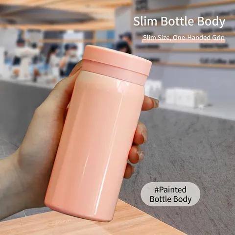 Mini Portable Vacuum Flask 304 Stainless Steel Water Bottle Leakproof Double Wall Pocket Cup For Travel Office