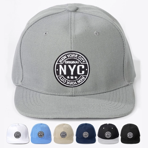 Cappello Snapback Ricamato NYC Poliestere Traspirante Regolabile Retro Streetwear Berretto Da Baseball Per Uomini Donne