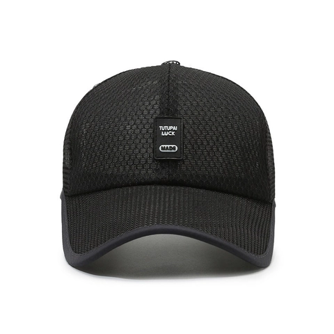 Berretto da Baseball in Rete Estivo per Uomo Donna Traspirante Cappello da Sole All'aperto Tesa Lunga Pesca Regolabile Sportivo Moda Unisex Trucker Hat
